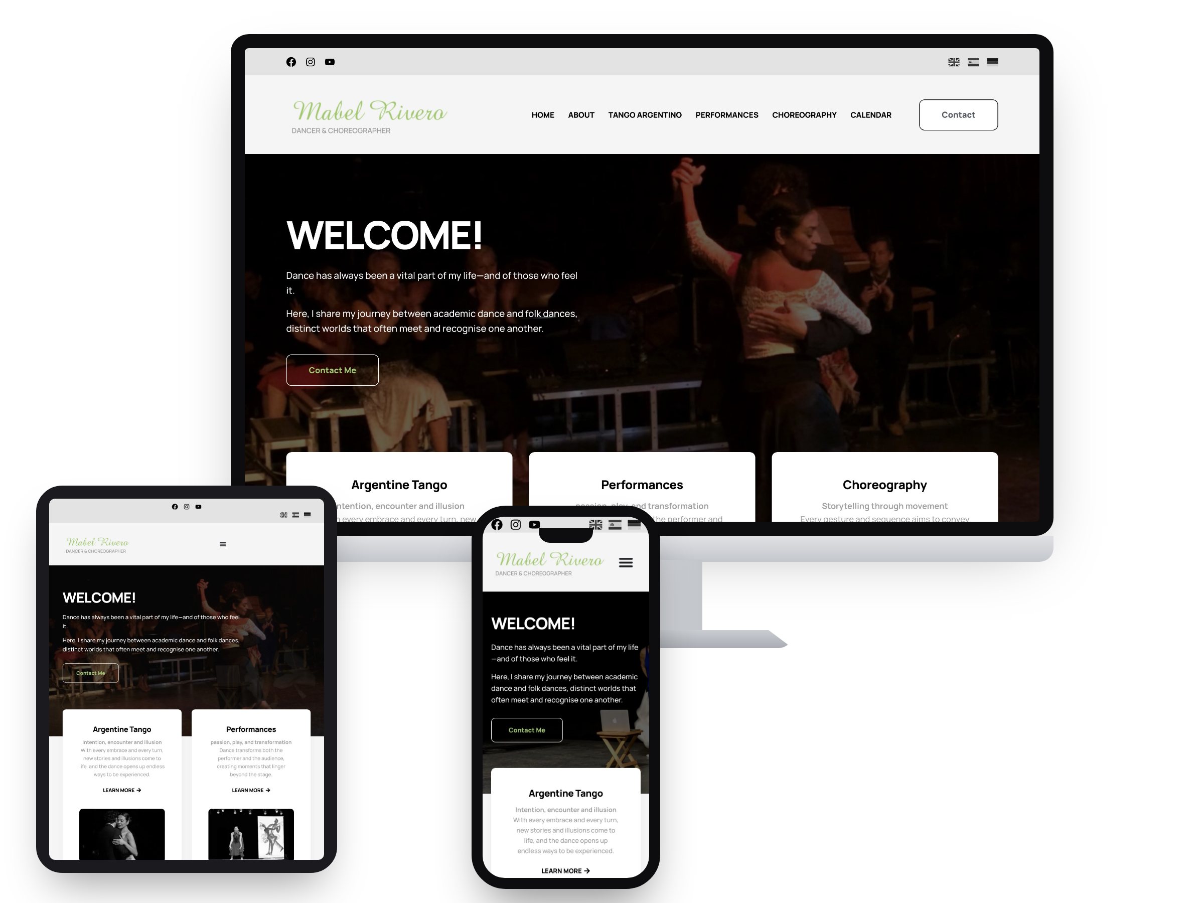 Mabel Rivero — Web Design project by Xpose