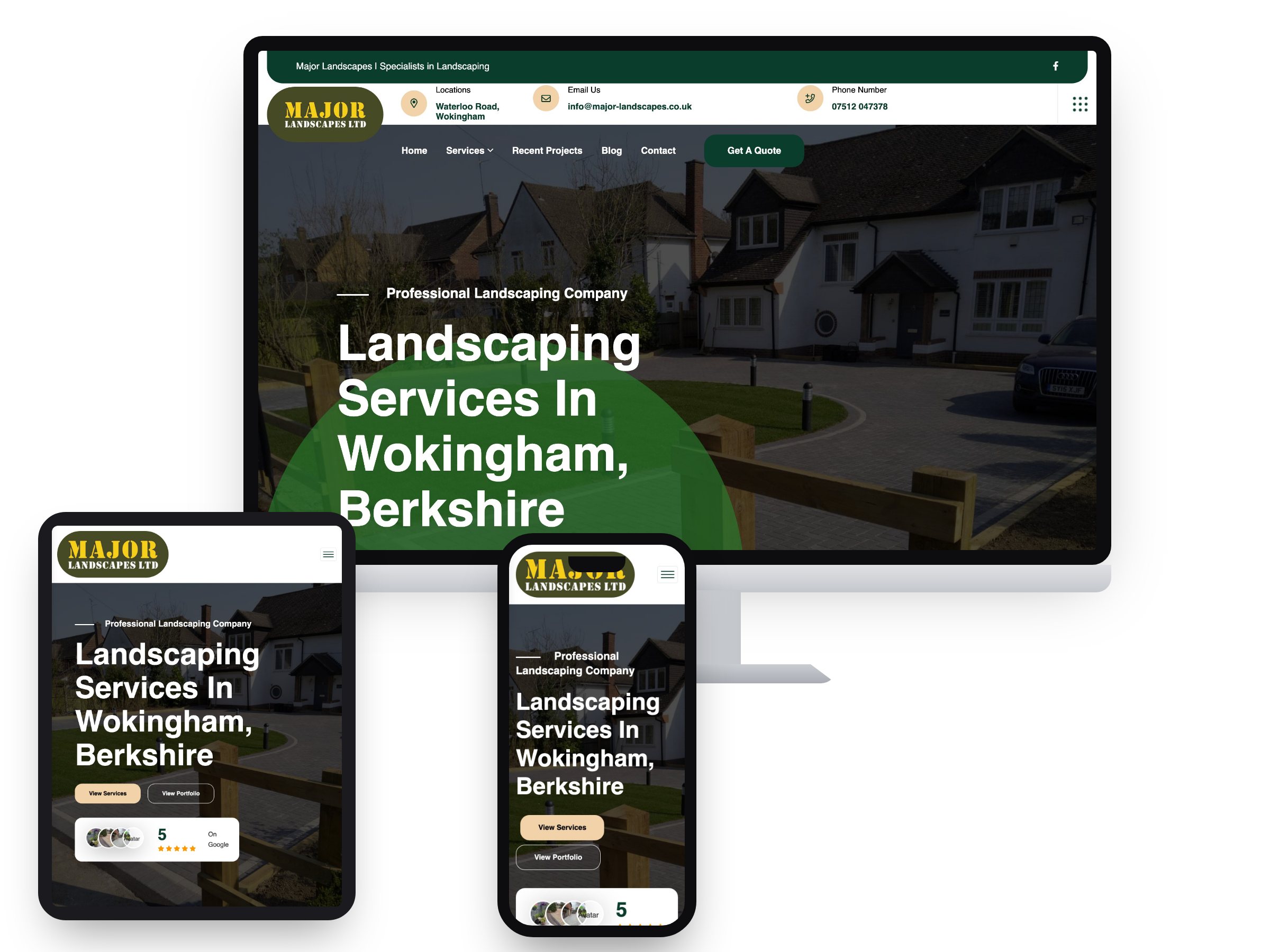 Major Landscapes — Web Design project by Xpose