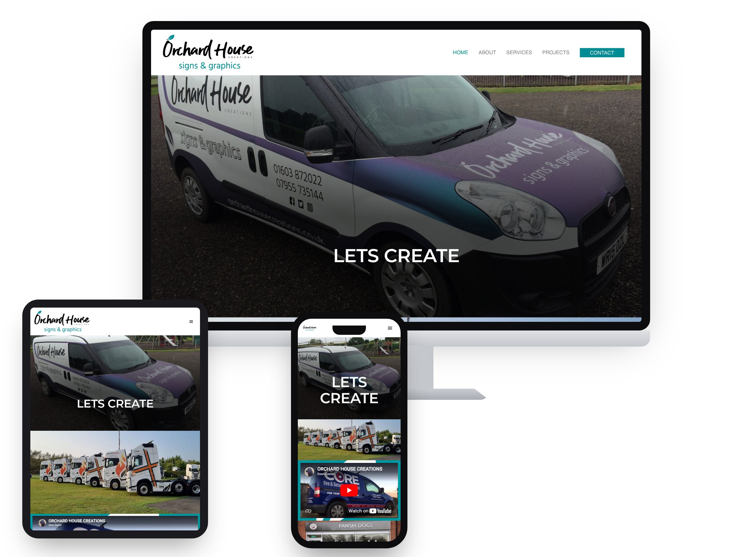 Orchard House Creations — Web Design project by Xpose