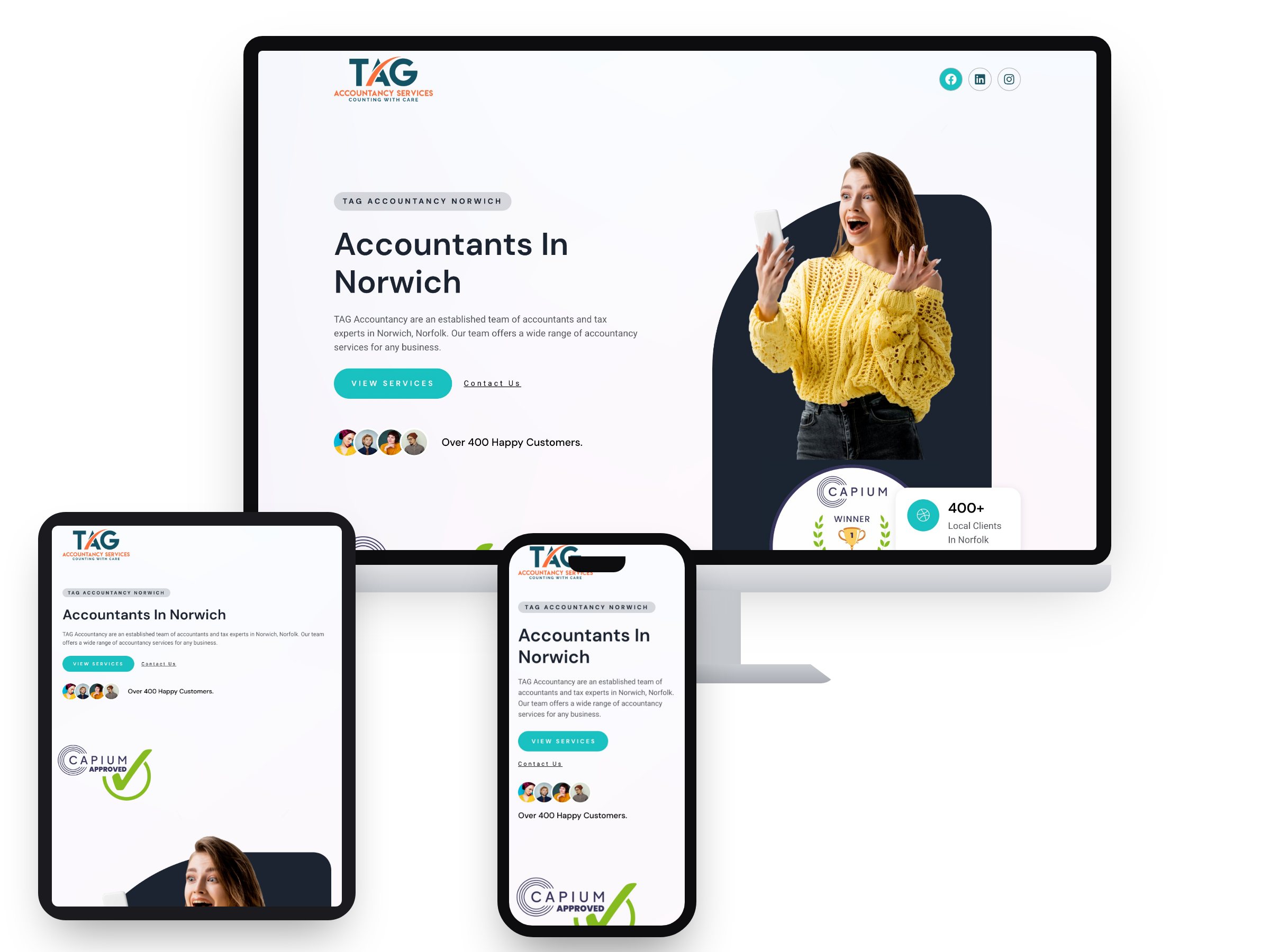 TAG Accountancy — Web Design project by Xpose